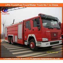 Sinotruk HOWO 6X4 266HP Water Foam Fire Sprinkler Truck Fire Fighting Truck